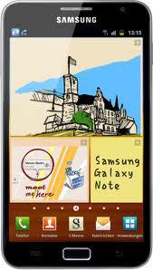 Смартфон Samsung Galaxy Note GT-N7000 Blue - Северск